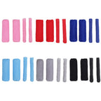 Summer Ice Silk Sweat-absorbent Breathable Electric Vehicle Grips, Red, Black, Navy Blue, Light Blue, Pink, Light Grey