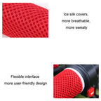 Summer Ice Silk Sweat-absorbent Breathable Electric Vehicle Grips, Red, Black, Navy Blue, Light Blue, Pink, Light Grey