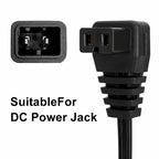 Car Mini Refrigerator Compressor Cigarette Lighter German Plug Power Cord