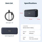For DJI Action 4 / 3 aMagisn Fast Charge Charging Box Charger Sports Camera Accessories, For DJI Action 4 / 3