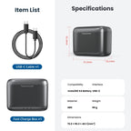For Insta360 X4 AMagisn Battery Fast Charge Charging Box Sports Camera Accessories, For Insta360 X4