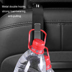 Car Multifunctional Hidden Hook Seat Back Storage Hook, Black, Gray, Orange