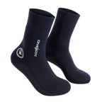 DIVESTAR Diving Neoprene Socks For Men Women Scuba Booties, 3mm Black, 5mm Black