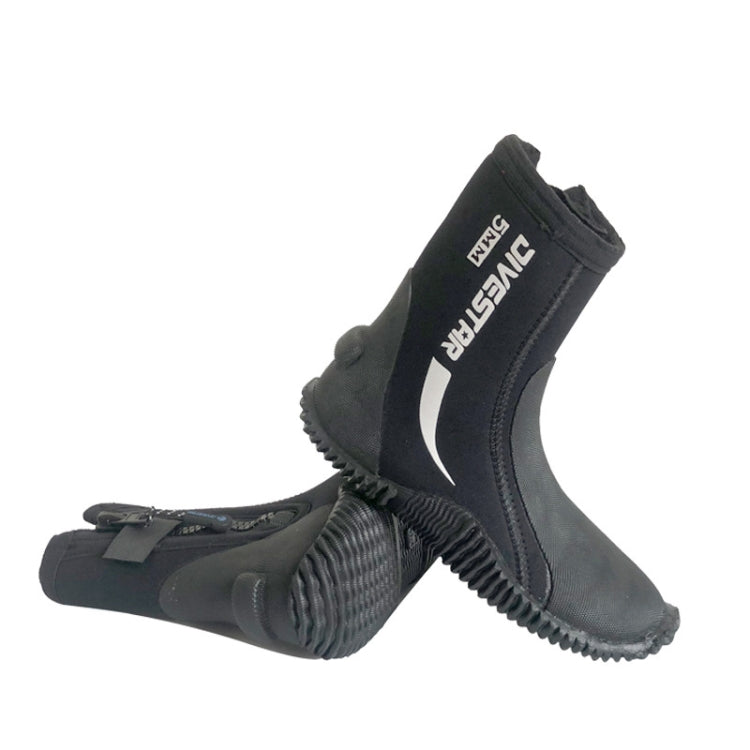 DIVESTAR 5mm Diving Boots Neoprene Shoes With Puncture Resistant Sole, NO.6 (37/38), NO.7 (39), NO.8 (40/41), NO.9 (42), NO.10 (43), NO.11 (44), NO.12 (45), NO.13 (46)