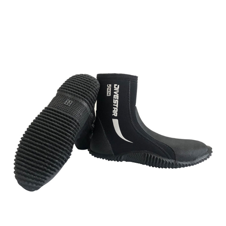 DIVESTAR 5mm Diving Boots Neoprene Shoes With Puncture Resistant Sole, NO.6 (37/38), NO.7 (39), NO.8 (40/41), NO.9 (42), NO.10 (43), NO.11 (44), NO.12 (45), NO.13 (46)