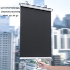 Car Summer No-punch Retractable Titanium Silver Sunshade Curtain, 40x60cm, 40x125cm, 45x125cm, 50x125cm