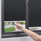 Car Summer No-punch Retractable Titanium Silver Sunshade Curtain, 40x60cm, 40x125cm, 45x125cm, 50x125cm