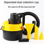 Vehicle Vacuum Cleaner For Wet And Dry Use Large Round Tub Car Cleaning Tool, 12V Car Model