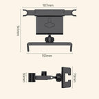 SHUNWEI Car Dining Table Rear Foldable Storage Rack Computer Stand, SD-1504D, SD-1508D, SD-1528D
