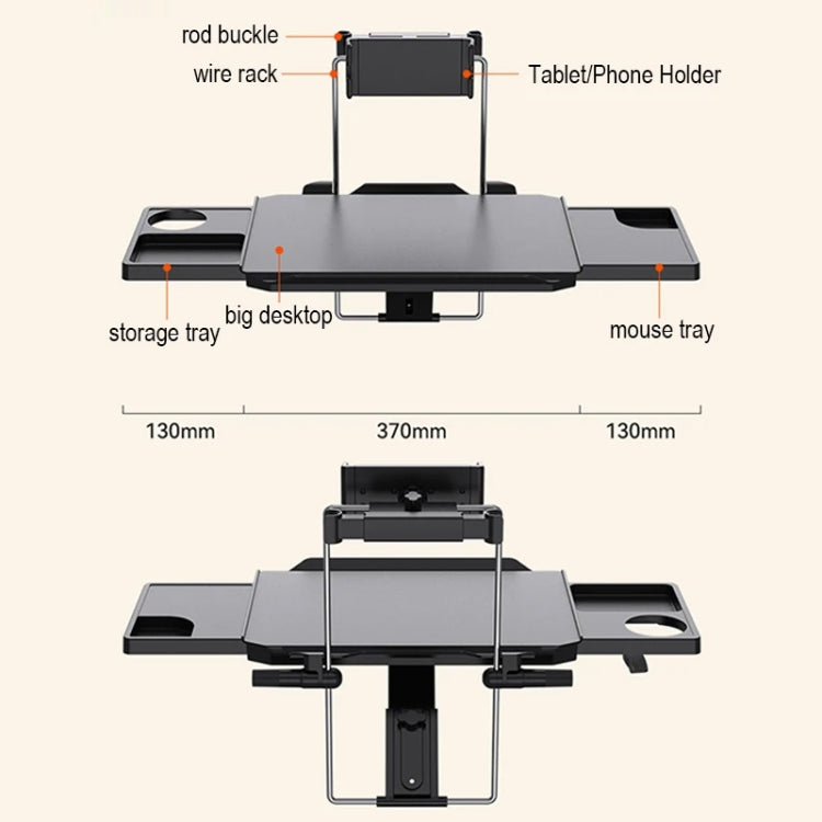 SHUNWEI Car Dining Table Rear Foldable Storage Rack Computer Stand, SD-1504D, SD-1508D, SD-1528D