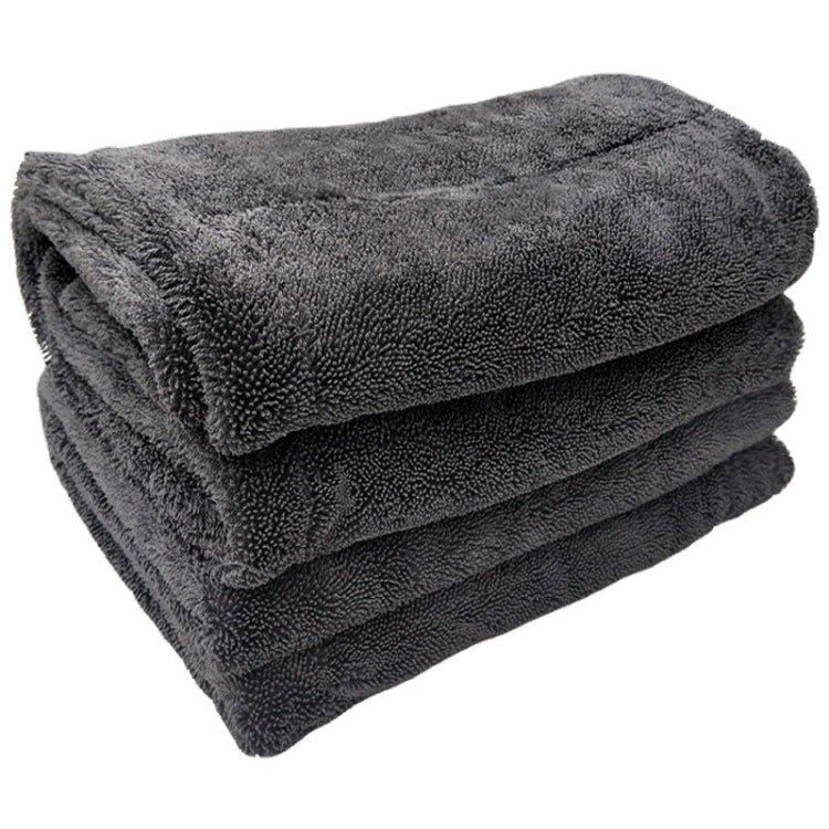 Double Layer Thickened Twisted Braid Cloth Absorbent Car Wash Towel, 1200GSM 40x60cm, 1200GSM 60x90cm