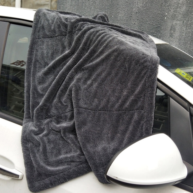 Double Layer Thickened Twisted Braid Cloth Absorbent Car Wash Towel, 1200GSM 40x60cm, 1200GSM 60x90cm