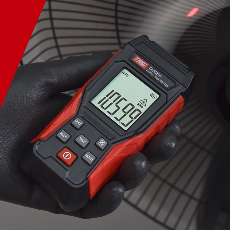 Laser Tachometer Digital Display Measuring Speed Meter, TA500A Optical Measurement