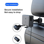 Car Cigarette Lighter Rear Seat Retractable Dual-Wire Charger, Car Charger