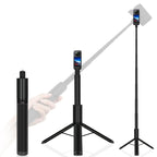 1.22m For Insta360 One X Retractable Integrated Camera Panoramic Invisible Selfie Stick Tripod, 1.22m For Insta360 One X