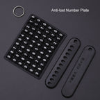 Car Key Cover Multifunctional Keychain Anti-lost Number Plate, For Suzuki A, For Suzuki B, For Suzuki C, For Suzuki D