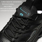 Men Air Cushion Sneakers Low Top Lace Running Shoes Mesh Breathable Sports Shoes, 39, 40, 41, 42, 43, 44