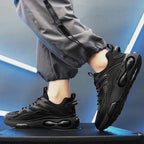 Men Air Cushion Sneakers Low Top Lace Running Shoes Mesh Breathable Sports Shoes, 39, 40, 41, 42, 43, 44