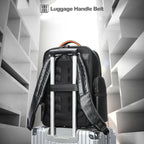 Bopai 61-17311 Large-capacity First-layer Cowhide Laptop Backpack With USB+Type-C Port, 61-17311