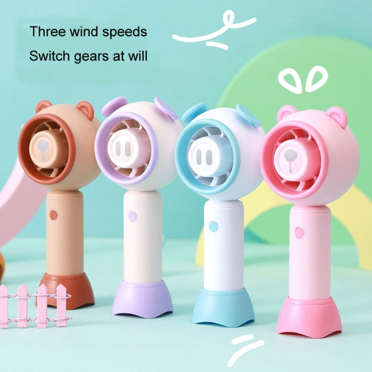 USB Handheld Fan Mini Portable Desktop Cute Cartoon Fan