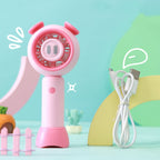 USB Handheld Fan Mini Portable Desktop Cute Cartoon Fan