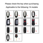 For Nissan Car Key Cover Keychain Anti-lost Number Plate, A, B, C, D, E, F, G, H, I2, I3, I3 One-button Start, I4, X, Y