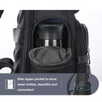 Bopai 61-121601 Large Capacity Waterproof Business Laptop Backpack With USB+Type-C Port