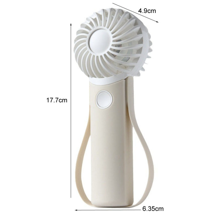Portable Handheld Quiet Fan Silicone Hanging Neck Small Electrical Fan