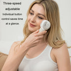 Portable Handheld Quiet Fan Silicone Hanging Neck Small Electrical Fan