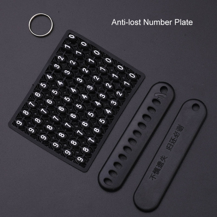 For Isuzu Car Key Cover Multifunctional Keychain Anti-lost Number Plate