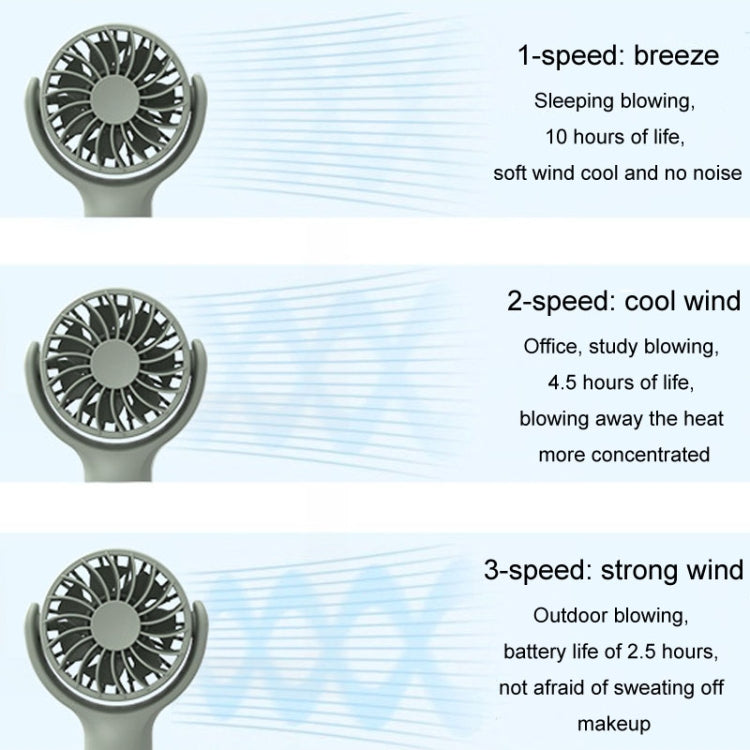Mini Handheld Small Fan Rechargeable Mute Desktop Portable Fan