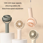 Mini Handheld Small Fan Rechargeable Mute Desktop Portable Fan