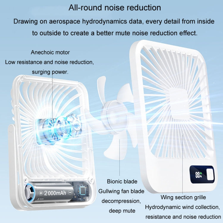 Home Desktop Wall Mounted Fan USB Portable Desktop Mini Fan