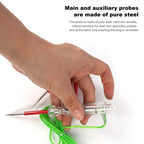 Automotive Maintenance Test Pen Set Multifunctional Electricity Measuring Tester Light Tool, 5pcs /Set
