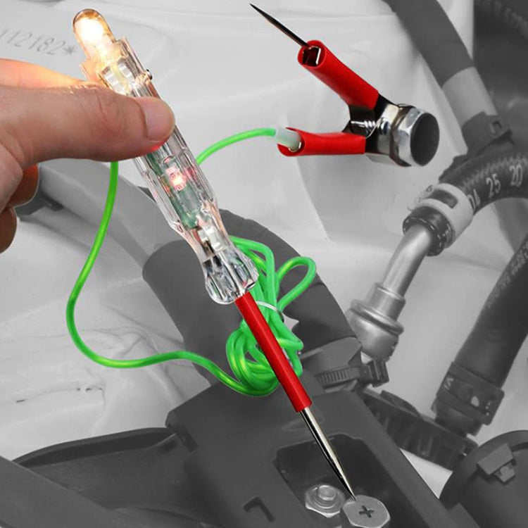 Automotive Maintenance Test Pen Set Multifunctional Electricity Measuring Tester Light Tool, 5pcs /Set