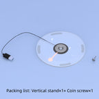 For PS5 Slim iplay HBP-575 Simple Storage Base Light Version RGB Colorful Vertical Storage Bracket, HBP-575