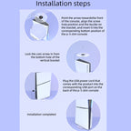 For PS5 Slim iplay HBP-575 Simple Storage Base Light Version RGB Colorful Vertical Storage Bracket, HBP-575