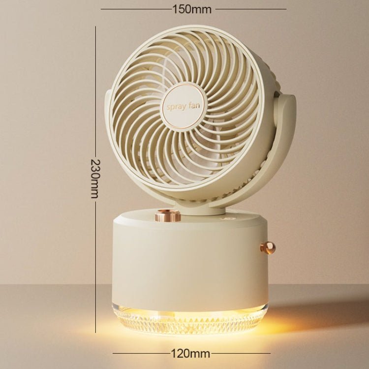 USB Charging Cooler Air Conditioning Fan Desktop Cooling Fan Swing Humidifier