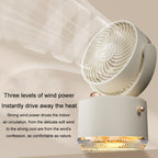 USB Charging Cooler Air Conditioning Fan Desktop Cooling Fan Swing Humidifier
