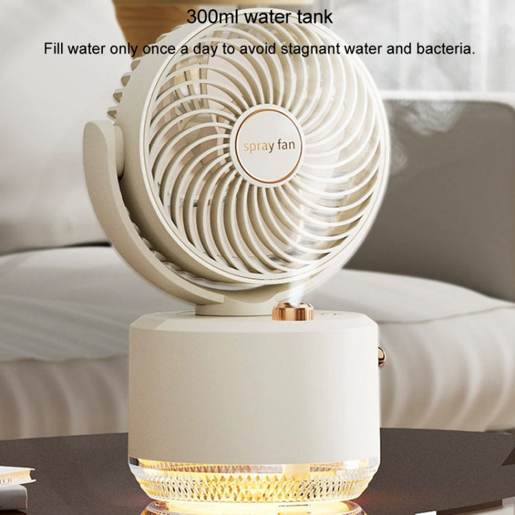 USB Charging Cooler Air Conditioning Fan Desktop Cooling Fan Swing Humidifier