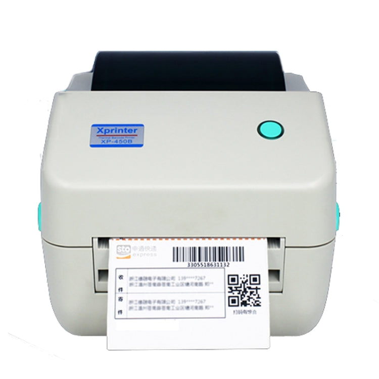Xprinter XP-450B USB Port Supermarket Cashier Barcode Thermal Printer, US Plug, EU Plug, UK Plug