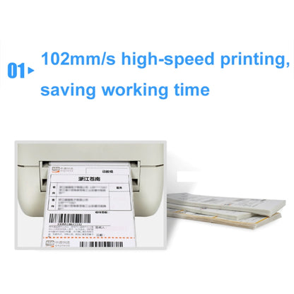 Xprinter XP-450B USB Port Supermarket Cashier Barcode Thermal Printer, US Plug, EU Plug, UK Plug