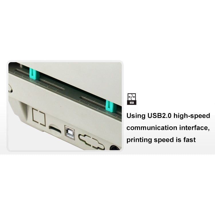 Xprinter XP-450B USB Port Supermarket Cashier Barcode Thermal Printer, US Plug, EU Plug, UK Plug