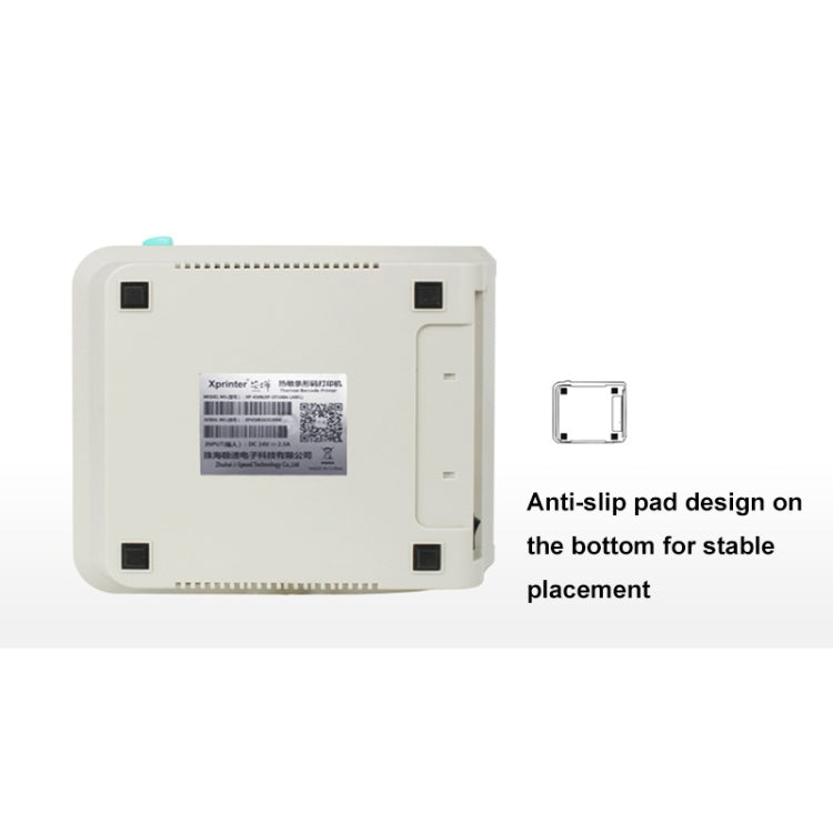 Xprinter XP-450B USB Port Supermarket Cashier Barcode Thermal Printer, US Plug, EU Plug, UK Plug