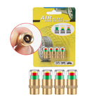 2.4BAR Vehicle Tire Pressure Monitoring Warning Cap, Brass Core, Anti-theft with Wrench