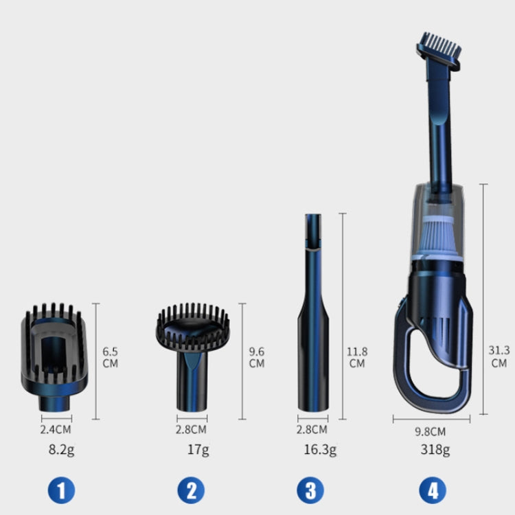 Mini Handheld High-power Car Wireless Powerful Vacuum Cleaner