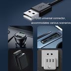 Car Foldable Steering USB Single-Head Fan, Single-Head
