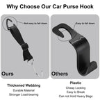 Automobile Stroller Storage Hooks Car Multifunctional Seat Rear Hangers, A62