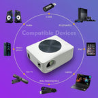Y2S 1080P Mini LED WiFi Projector Support Wireless Wired Screen Mirroring Youtube Version, US Plug, EU Plug, AU Plug, UK Plug