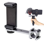 Cimapro CPT-3 Three-headed Hot Boot Bracket Adapter Mount LED Mic On Gimbal, 2